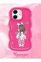 Infinix Smart 9 Compatible Simple Red Silicone Phone Case Shockproof Girl Pattern - 2
