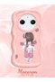 Redmi A3 Pro Compatible Shockproof Simple Pink Silicone Phone Case Girl Pattern - 2