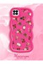 Poco C31 Compatible Shockproof Simple Red Silicone Phone Case Cover Flower Pattern - 2