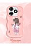 Tecno Spark 20C Compatible Shockproof Simple Pink Silicone Phone Case Girl Pattern - 2