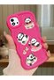Simple Red Silicone Phone Case Panda Pattern Shockproof Compatible with Realme C11 2021 - 2