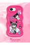 iPhone 17E Compatible Shockproof Simple Red Silicone Phone Case Kuromi Pattern - 2