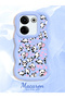 Tecno Camon 20 Compatible Shockproof Simple Blue Silicone Phone Case Panda Pattern - 2