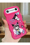 Tecno Spark Slim Compatible Shockproof Simple Red Silicone Phone Case Kuromi Pattern
