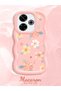 For Redmi 13 4g Compatible Shockproof Simple Pink Silicone Phone Case Flower Pattern - 2
