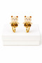 Suitable for Non-Pierced Ears Kuromi Cinnammaroll Rabbit Bear Labubu Design Children's Earrings Suitable for Non-Pierced Ears