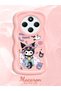 Poco C75 Compatible Shockproof Simple Pink Silicone Phone Case Kuromi Pattern - 2