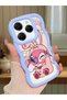 Simple Blue Silicone Phone Case Compatible with Tecno Spark 20 Pro Shockproof Cute Pattern - 2