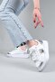 Vinay Sports Shoes with Stone Accessories White