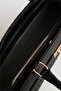 Women's Black Knitted Cross Strap Hand & Shoulder Bag 407 - 4