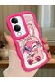Simple Red Silicone Phone Case Compatible with Vivo Y19 Shockproof Cute Pattern - 2