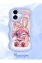 Simple Blue Silicone Phone Case Compatible with iPhone 17 Shockproof Cute Pattern