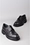 Select 2581 genuine leather men's shoes black - 6