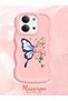 Simple Pink Silicone Phone Case Compatible with Xiaomi Redmi 15C 4g Butterfly Pattern Shockproof