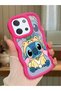 Simple Red Silicone Phone Case Stitch Pattern Compatible with Poco C85 4g Shockproof - 2