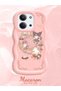 Simple Pink Silicone Phone Case Kitty Pattern Compatible with Xiaomi Redmi 15C 4g Shockproof