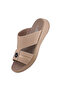 A E T Handmade Arabic Sandals For Men | Outdoor Mens Slippers | Genuine PU Leather With Buckle - 3