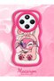 Simple Red Silicone Phone Case Cute Pattern Compatible with Redmi A4 Shockproof