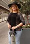 Plus Size Silver Sparkle Spanish Sleeve Blouse - 7