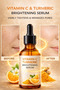 Reduce Blemishes, Tighten Pores, and Soothe Acne Appearance with Vitamin C & Turmeric Serum - 5
