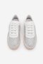 Women's Sneaker Silver Stone Mesh Stylish Evening Dress Sports Shoes Zenisa White Stone - 6