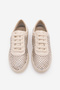 Women's Sneaker Gold Stone Mesh Stylish Evening Dress Sports Shoes Zenisa Beige Stone - 6