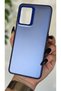 Samsung Galaxy A32 Compatible Blue Color Gradient Matte Silicone Case with Camera Frame Luxury Electro - 3