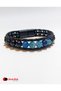 Natural Stone Leather Bracelet Model.6285