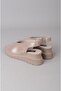 Seç 888853 genuine leather wedge heel sandal (heel: 6cm) mink sim - 5