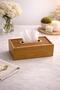 Solenne Premium Wooden Napkin Holder |   Decorative Luxury Napkin Box |   Bathroom, Living Room and Kitchen Compatible Minimalist Design (New Season) - 2