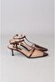 Select 8581 women's heel shoe (heel height: 7 cm) coffee - 3
