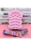 Girls and Boys Teddy Bear Figured Silicone Mini Crossbody Bag with Love Written on It - 4