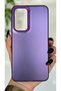 Samsung Galaxy A56 Compatible Purple Color Gradient Matte Silicone Case with Camera Frame Luxury Electro - 2