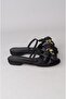 Select m205 buckled satin women's slipper black - 5