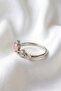 Fiona's Crown Princess Steel Ring with Zircon Stone (Adjustable) - 3