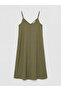 V-Neck Rope Strap A-Line Dress - 4