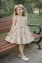 Linen Fabric Girls' Dress Set 2-Piece Combination with Buckle I Special Occasion Linen Dress I Summer Girls' Dress - 7