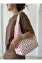 Red and White Polka Dot Fabric Tote Bag - Large Size - Waterproof Fabric - Women's Hand and Shoulder Bag