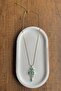 Gold Brand Model Blue Steel Necklace - 2