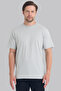 4127 Men's 100% Cotton Basic T-Shirt Regular Fit Crew Neck Vibrant Texture