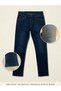 Atk Gi̇yi̇m Black Love Series Regular Fit Comfortable Cut Men's Denim Trousers