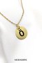 Letter Ö Necklace Gold Color Women's First Name Initial Necklace Stainless Steel Stylish Gift - 3
