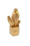 Decorative Golden Cactus Led Lighted Desktop Night Lamp for Office Home Office Summer Gift - 2