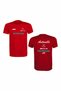 Unisex Red 100% Cotton Regular Fit T-Shirt – Mercedes Amg F1 Printed, Sports T-Shirt - 3