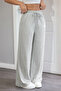 Hype Printed Gray Wide Leg Summer Baggy 3 Yarn Flexible Comfortable Sweatpants Rf0672 - 3