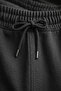 Men's Black Shorts – Lace-Up, Back Pocket, Basic Comfort - 5