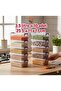 Set of 10 3.5 Liter (3.5X10) Horizontal Food Storage Containers with Plastic Lock-Lids Kitchen Organizer