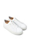 Women's Genuine Leather White Sneaker Shoes - 5