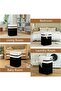 Laundry Hamper, Tall Cotton Decorative Blanket Storage Basket with Handles for Living room - 6