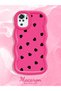 Redmi Note 10S Compatible Shockproof Simple Red Silicone Phone Case Heart Pattern - 2